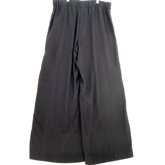 Belle Sky Wide Leg Pants Baggy Black  Stripe Modern Minimalist Statement - Picture 2 of 10